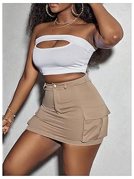 Amazon.com: WDIRARA Women's High Waist Streetwear Y2k